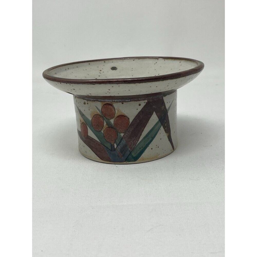Hanging Pottery Pot‎ Planter Boho Crunchy 3.5” inside x 3” tall